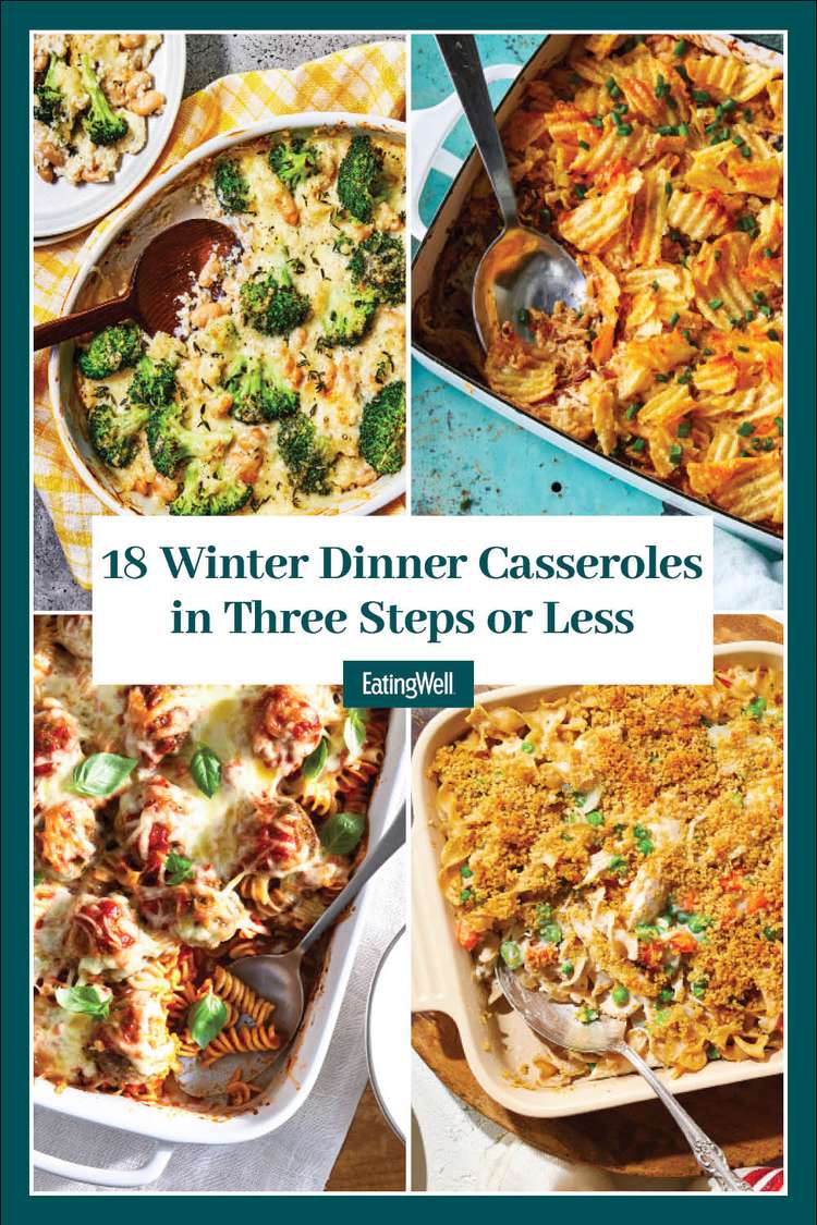 Collage de 18 cena de invierno en 3 pasos