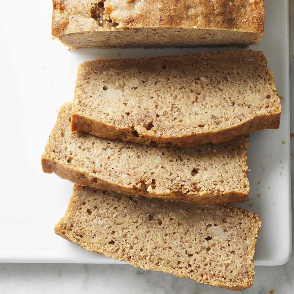 6472095. < Span> El pan rápido simple sazonado con pera y jarabe de arce es perfecto para el desayuno y los bocadillos de la tarde. Revista Fuente de Diabetes Life 