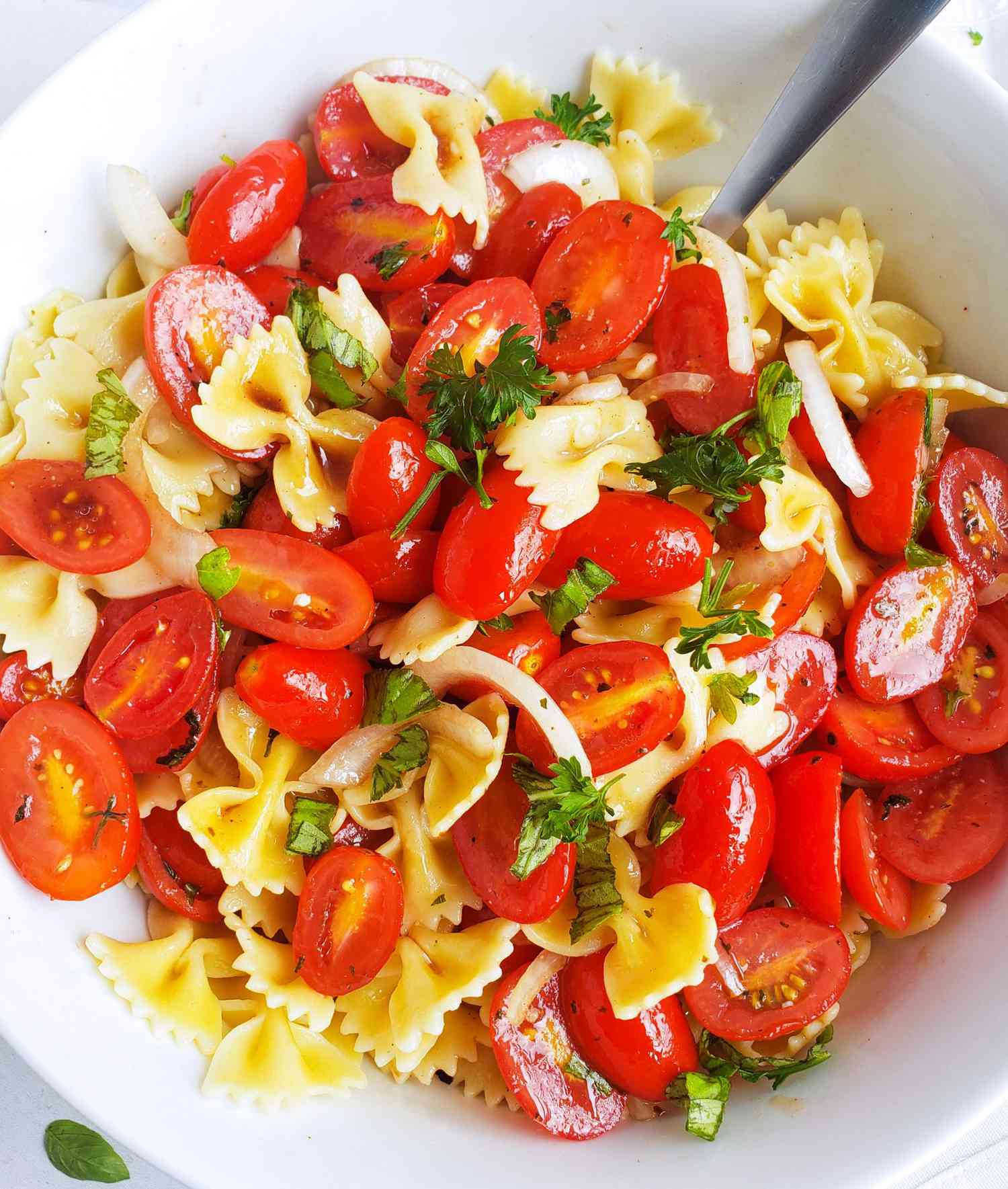 Ensalada fácil de tomate y balsámico
