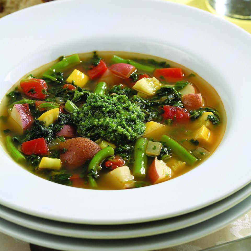 Sopa de vegetales picante < Span> Pantalla de nutrición completa que muestra una etiqueta nutricional completa
