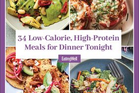34 Fotos de recetas de cena de bajo calorías / alta proteína