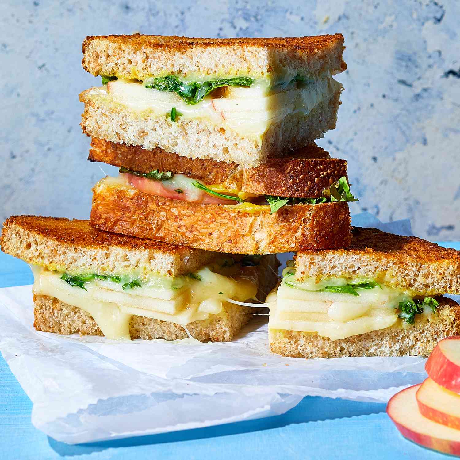 foto de receta de sándwich de queso asado