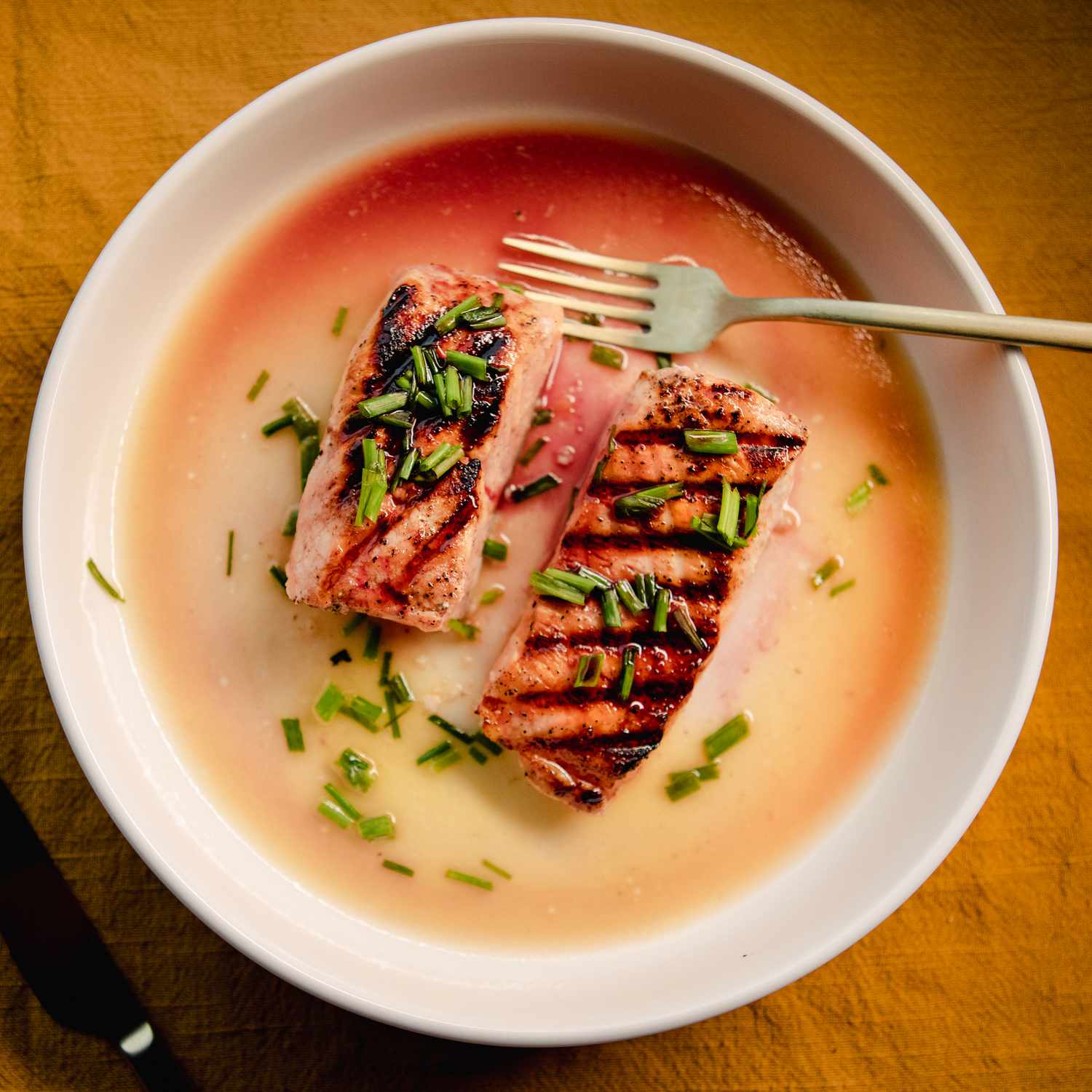 Foto de la receta de salmón chokecherry