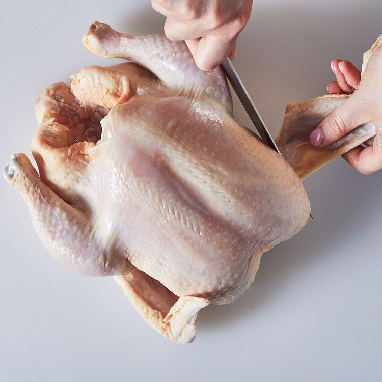 Cómo cortar pollo redondo