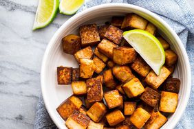 Tofu de soja frita tofu