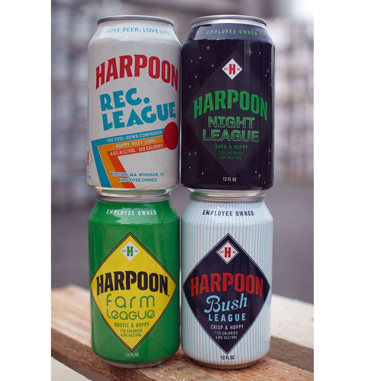 Cerveza Harpoon pack 4 latas