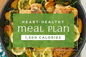 Plan de comidas para la salud del corazón: 1. 500 calorías, pan de limón de pollo y papa