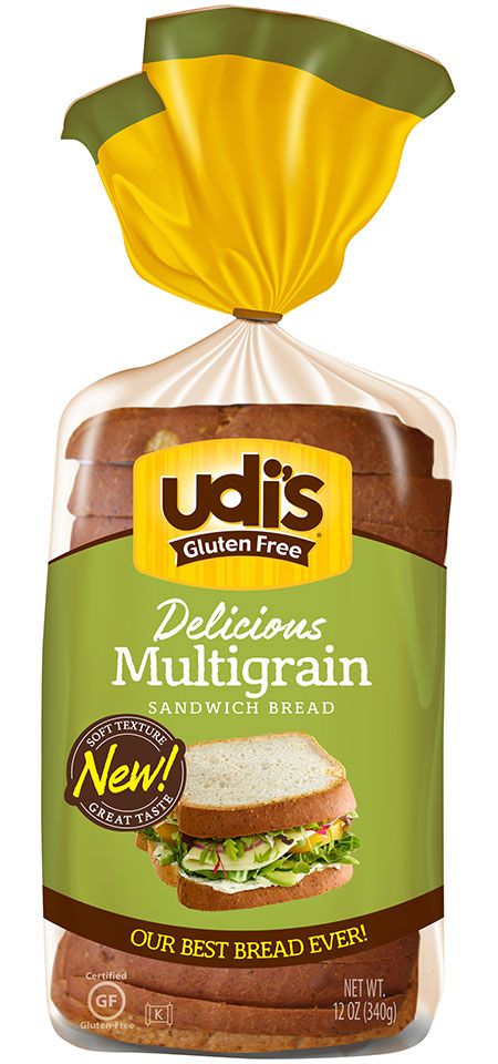 El delicioso pan de gluten mult i-grano de Udi