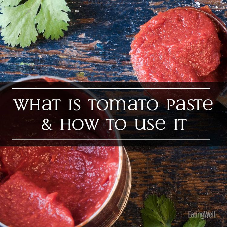 Al usar latas de pasta de tomate