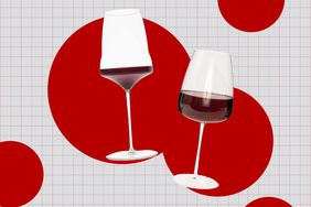 Collage de copa de vino